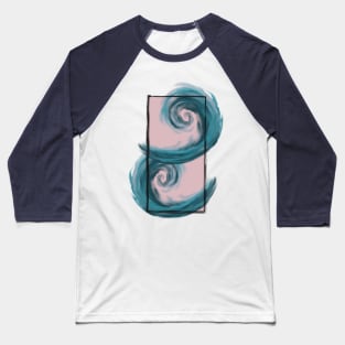 Dueling Waves Baseball T-Shirt